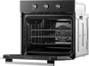 Midea MBO65M90M1-BK 70L with Rotary Dials Built-in Single Electric Oven Black