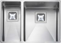Rangemaster Atlantic Kube KUB3418/L Left Hand Small Bowl Undermount Sink Stainless steel