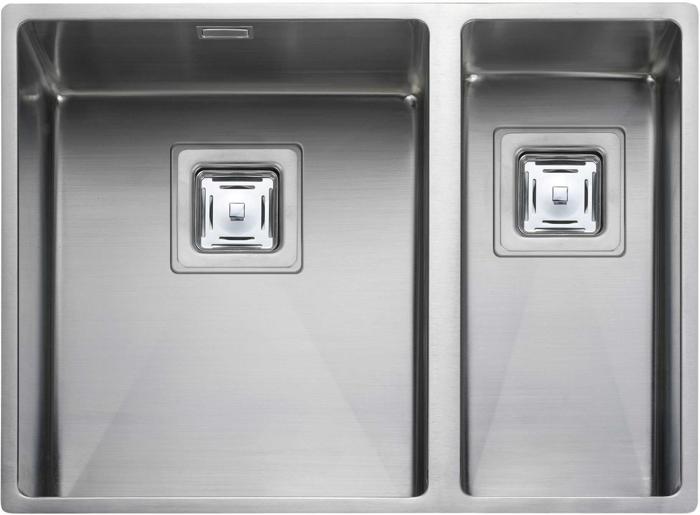 Rangemaster Atlantic Kube KUB3418R 1.5 Bowl Undermount Sink Stainless steel