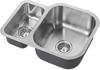 1810 ETRODUO 450/589U BBR ED/5845/U/MSBBR/033 Undermount Sink Satin Finish