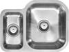 1810 ETRODUO 450/589U BBR ED/5845/U/MSBBR/033 Undermount Sink Satin Finish