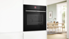 Bosch HBG7341B1B Series 8  60 x 60 cm Built-in Single Electric Oven Black