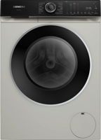 Siemens WG56H2AXGB iQ500 10 kg max. 1600 rpm Silver Inox Freestanding Washing Machine 