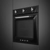 Smeg SF6905N1 60cm Victoria Thermo-ventilated, Vapor Clean ( Hard wired installation ) Built-in Single Electric Oven Black