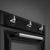 Smeg SF6905N1 60cm Victoria Thermo-ventilated, Vapor Clean ( Hard wired installation ) Built-in Single Electric Oven Black