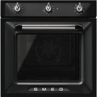 Smeg SF6905N1 60cm Victoria Thermo-ventilated, Vapor Clean ( Hard wired installation ) Built-in Single Electric Oven Black