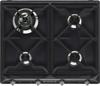 Smeg SR964NGH 60cm Victoria 4 Burner Gas Hob Black