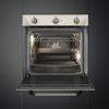 Smeg SF6905P1  60cm Victoria Single Thermo-ventilated, Vapor Clean Built-in Single Electric Oven Cream