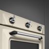 Smeg SF6905P1  60cm Victoria Single Thermo-ventilated, Vapor Clean Built-in Single Electric Oven Cream