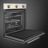 Smeg SF6905P1  60cm Victoria Single Thermo-ventilated, Vapor Clean Built-in Single Electric Oven Cream
