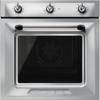 Smeg SF6905X1 60cm Victoria Thermo-ventilated, Vapor Clean Built-in Single Electric Oven Stainless steel