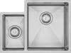 White Label WL0305 Contemporary Plus Big Bowl Right 160/340 Short Half Bowl Undermount Sink Stainless steel
