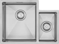 White Label WL0306 Contemporary Plus Big Bowl Left 340/160 Short Half Bowl Undermount Sink Stainless steel