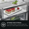 AEG OSC7C181DF 7000 GreenZone 176.9cm No Frost Integrated Fridge Freezer White