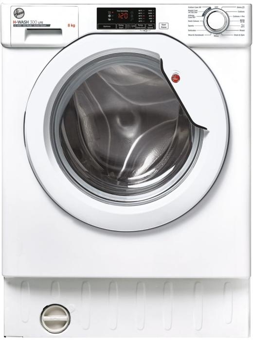 Hoover HBWS48D1W4J-80 8kg, 1400 Spin, Integrated Washing Machine White