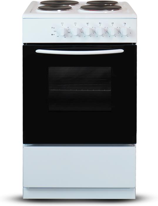 Montpellier CSE46W 50cm Freestanding Electric Cooker White