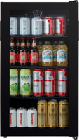 Midea MDRW150FGG22B  93L Beverage Cooler ( Holds 115 Standard bottles) Wine Cooler Black