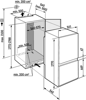 Liebherr ICSe5103 with EasyFresh and SmartFrost 70 / 30 178cm Integrated Fridge Freezer White