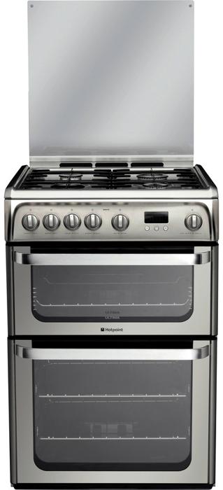 Hotpoint HUG61X ULTIMA  60cm 60 Litres Freestanding Gas Cooker Stainless steel