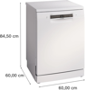 Bosch SMS4EMW06G Series 4  60cm 14 Place Settings Freestanding Dishwasher White