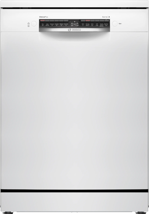 Bosch SMS4EMW06G Series 4  60cm 14 Place Settings Freestanding Dishwasher White