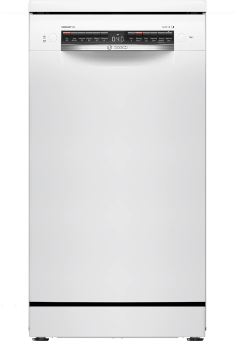 Bosch SPS4HMW14G Series 4 45cm 10 Place Settings Freestanding Dishwasher White
