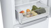 Bosch KGN33NWEBG Series 2 with freezer at bottom 176 x 60 cm White, Total No Frost 60 / 40 Freestanding Fridge-Freezer White