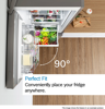 Bosch KGN33NWEBG Series 2 with freezer at bottom 176 x 60 cm White, Total No Frost 60 / 40 Freestanding Fridge-Freezer White
