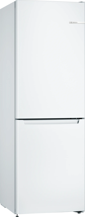 Bosch KGN33NWEBG Series 2 with freezer at bottom 176 x 60 cm White, Total No Frost 60 / 40 Freestanding Fridge-Freezer White