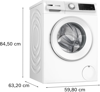 Bosch WGJ25400GB Series 6 10 kg max. 1400 rpm Freestanding Washing Machine White