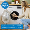 Bosch WNA144V9GB  Series 4 9/5 kg max. 1400 rpm Freestanding Washer Dryer White