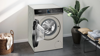 Siemens WG66B2AXGB iQ700 frontloader fullsize 11 kg 1600 rpm, Silver inox Freestanding Washing Machine Silver Inox