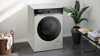 Siemens WG66B2AXGB iQ700 frontloader fullsize 11 kg 1600 rpm, Silver inox Freestanding Washing Machine Silver Inox
