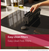NEFF V68FUX4L0 N 90 with integrated ventilation system 80 cm surface mount without frame Induction Hob Black