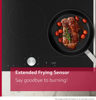NEFF V68FUX4L0 N 90 with integrated ventilation system 80 cm surface mount without frame Induction Hob Black