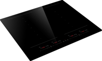 Midea MIH742F558K3 0cm Built in with 2 Flex zones with Twin Bridge Technology and Auto Heat Transfer i Induction Hob Black