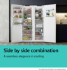Siemens KS36NVICGG iQ300  186.2 x 59.5 cm  anti-fingerprint Freestanding Fridge Brushed Steel