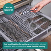 Bosch SMH4HVX14G Series 4 Fully-integrated  60 cm Variable hinge 14 Place Settings Integrated Dishwasher 