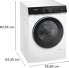 Siemens WG56H2A9GB iQ50010 kg max. 1600 rpm Freestanding Washing Machine White