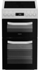 Hotpoint HDE5VDCW  50cm  Double with Ceramic Hob Freestanding Electric Cooker White