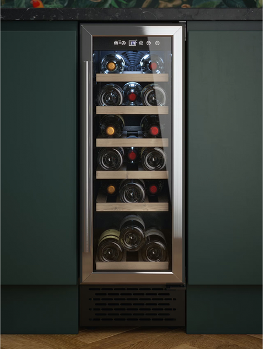 CATA UBSSWC30F 30cm 18 bottle capacity (58 litres) Wine Cooler Black