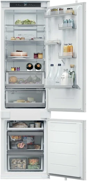 Haier HBQW5519EK  ID Titanium 2  284L  Total No Frost Integrated Fridge Freezer White