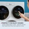 Hoover HMQD410CBL9-80 MultiWash 10kg + 1kg + 1kg 1400rpm Freestanding Washing Machine White