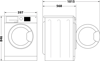 Hotpoint CHDC82GGGDUK 8kg Condenser Tumble Freestanding Dryer Graphite