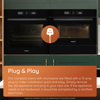 Hotpoint HO455HBUK Class 2 60cm  Multifunction Oven with Multiflow ( 13 Amps )w Built-in Single Electric Oven Black