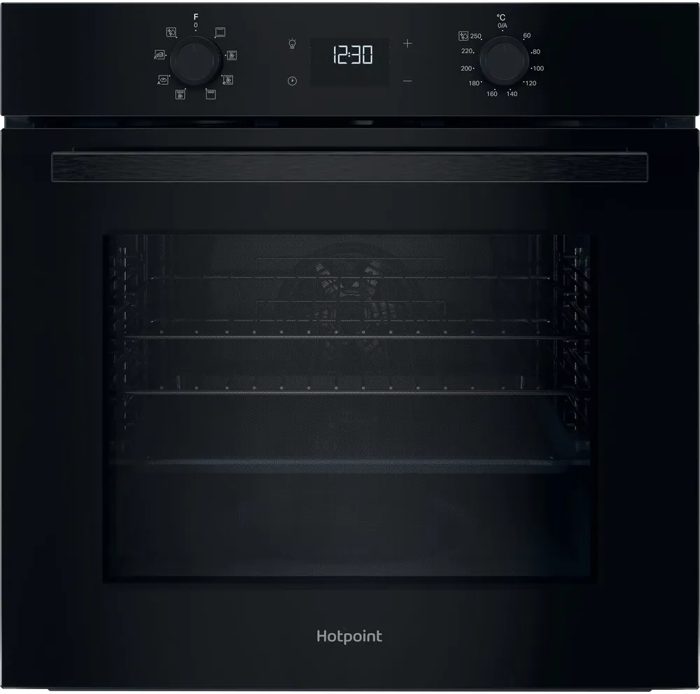 Hotpoint HO455HBUK Class 2 60cm  Multifunction Oven with Multiflow ( 13 Amps )w Built-in Single Electric Oven Black