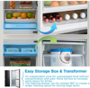 Midea MDRB379FGD30 60/40 Total No Frost 273Litres Freestanding Fridge-Freezer Black