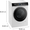 Siemens WG66B2A1GB iQ700 11kg 1600rpm Freestanding Washing Machine White