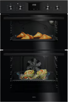 AEG OU5NP20B 6000 Series SurroundCook Built-in Double Electric Oven Black