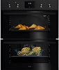 AEG OU5NU20B 6000 Series SurroundCook Built-Under Double Electric Oven Black